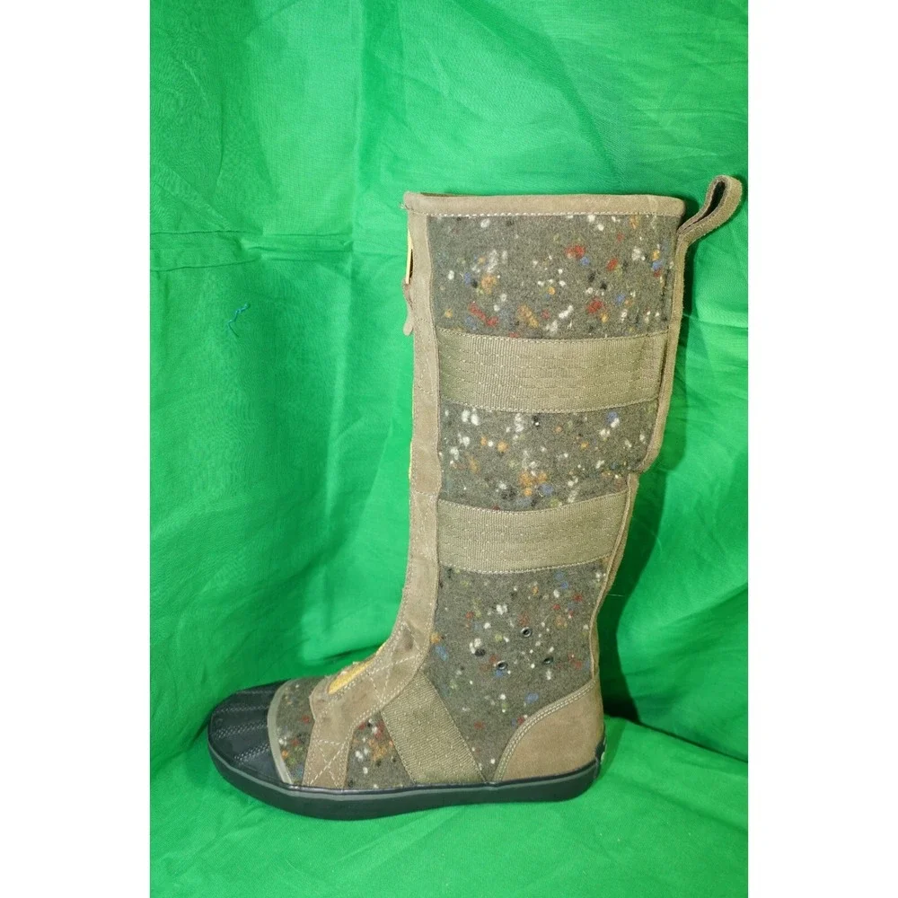 Sorel Womens Green Wool Zipper Knee High Winter Boots NL 1744-316 Size 7 - Picture 7 of 10